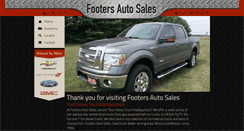 Desktop Screenshot of footersautosales.com